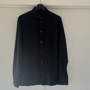 COS - Long sleeve silk button top